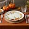 10.5" Pumpkin & Fall Florals Dinner Plate by Ashland®